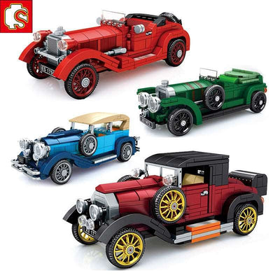 2022 new City Technique Racing Car old classic Speed Champions Sport Building Brick Super Racers F1 Great Vehicles Sembo Block