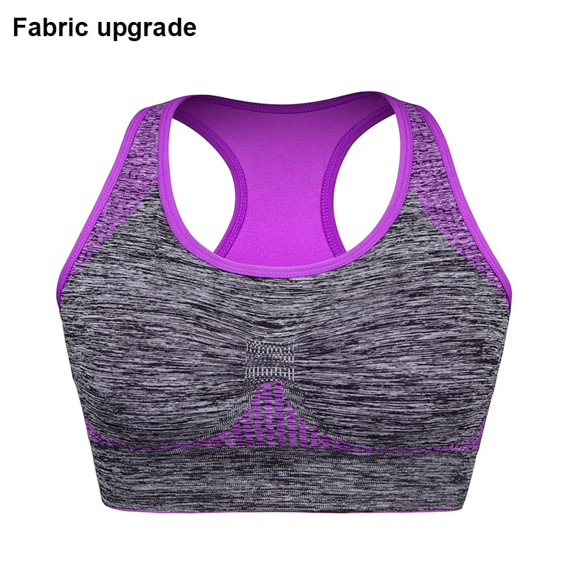 Seamless Mesh Women Sports Bras Fitness Gym Running Underwear Shockproof Bra  Wireless 6XL Plus Size Crop Top Breathable Yoga Bra