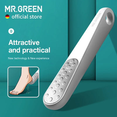 MR.GREEN Foot File - Professional Double-Sided Dead Skin Remover for Pedicure Tools