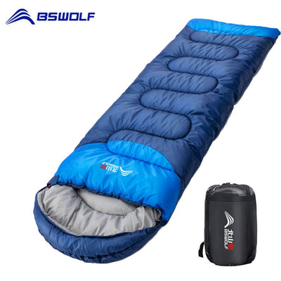BSWOLF Ultralight Waterproof 4 Season Envelope Sleeping Bag for Camping