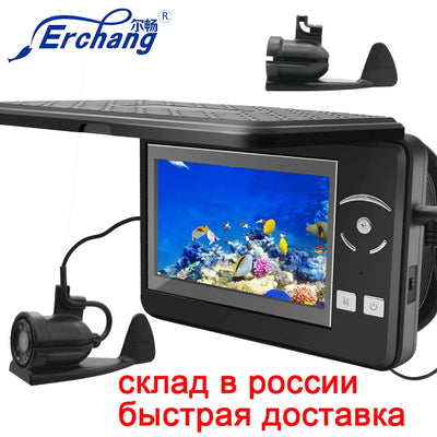Erchang F431B Underwater Fishing Camera With 4x Digital Zoom 4.3 Inch 4000mAh 15m Infrared Winter Fisherman Camera Fish Finder