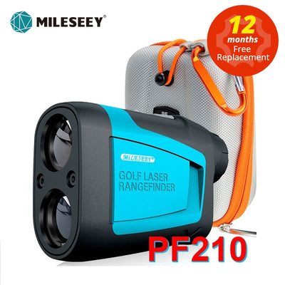 Mileseey PF210 Mini Golf Rangefinder - 600M Yard Range Measurement Accuracy - Battery-Powered