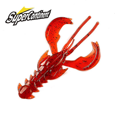 Supercontinent CRAZY 65mm/40mm Lobster Soft Lure Fishing Lures Attractive Shrimp odor salt Wobbler