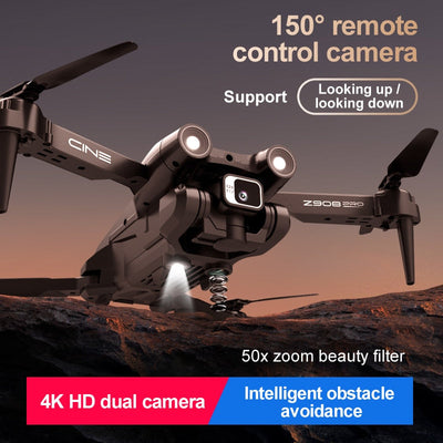 Z908Pro Intelligent Obstacle Avoidance Drone 4k Camera Profesional Drones With Camera HD 4K Remote Control Helicopter Dron Toys