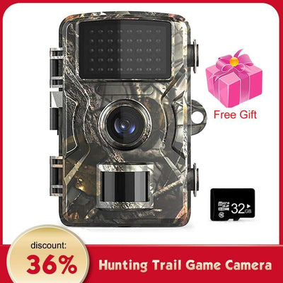 16MP Waterproof Wildlife Trail Camera w/ 16GB/32GB Card | Fast Trigger | Motion Activated | Best Hunting Cameras