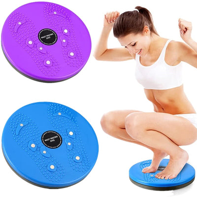 Magnet Waist Twisting Disc Fitness Balance Board Weight Lose Trainer Magnetic Massage Wriggling Plate Twister Exercise Equipment