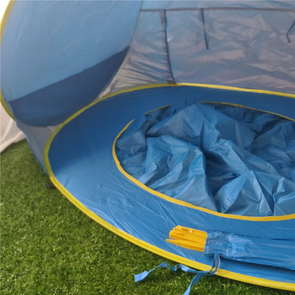 Baby beach tent kids outdoor camping easy fold up waterproof up sun awning tent uv-protecting
