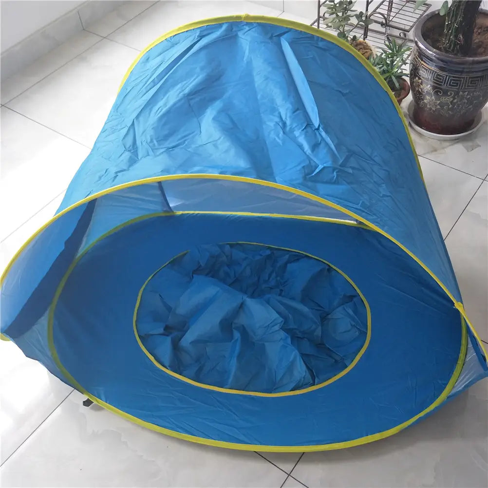 Baby beach tent kids outdoor camping easy fold up waterproof up sun awning tent uv-protecting