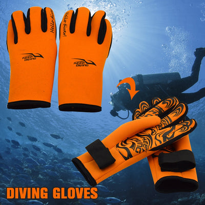 2mm Neoprene Scuba Gloves Winter Diving Swimming Wetsuit Snorkeling for Men Women Underwater Water Sports Diving Gloves