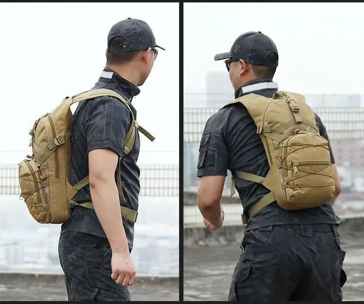15l molle tactical backpack - army xa568 - outdoor sports bag