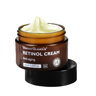 VIBRANT GLAMOUR Retinol Face Cream Anti-Aging Remove Wrinkle Firming Lifting Whitening Brightening Moisturizing Facial Skin Care Retinol Face Cream