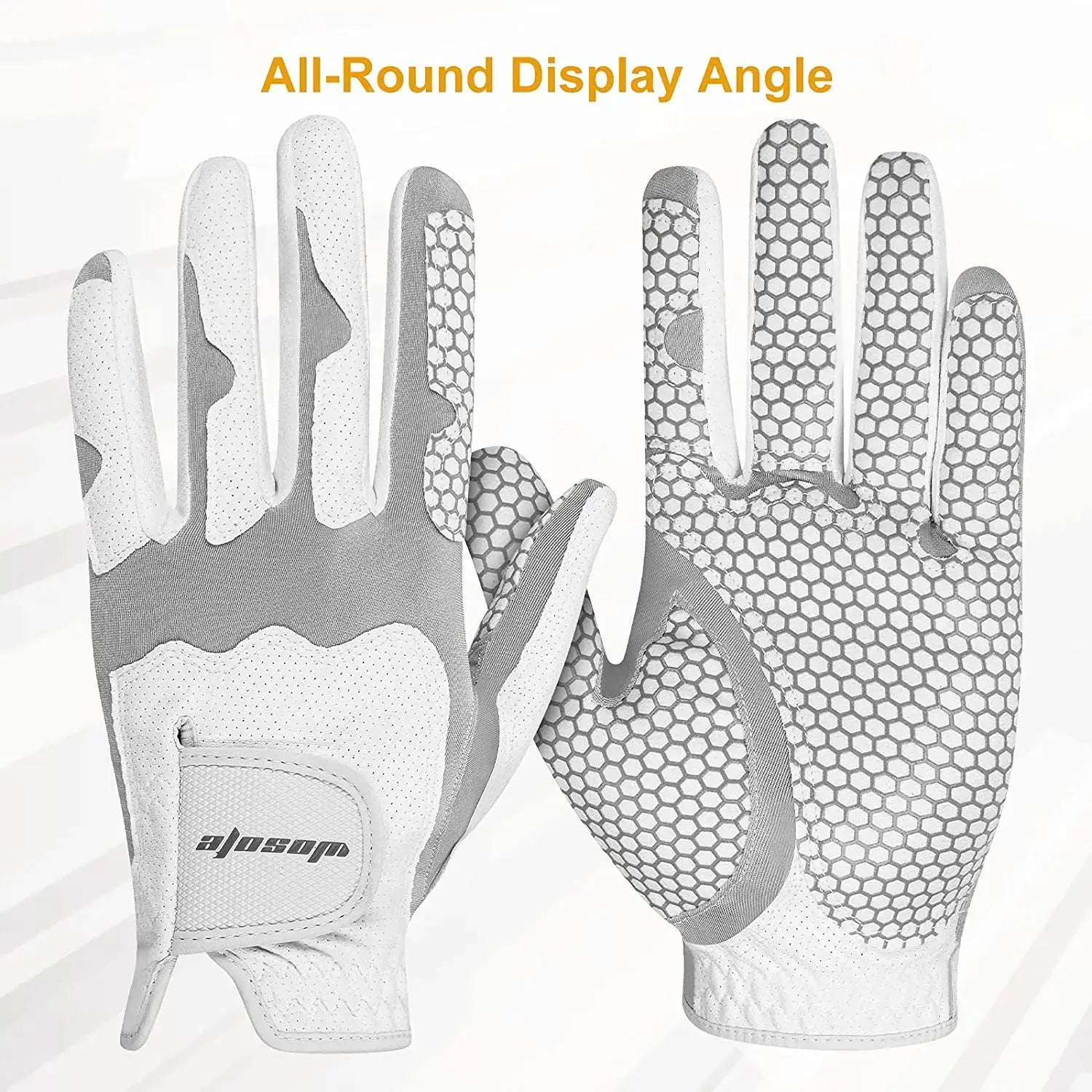 Soft and comfortable korean nanometer material men left hand golf glove
