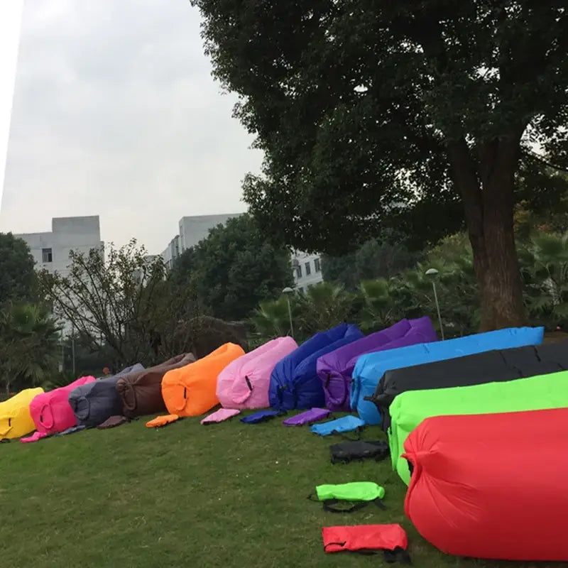 Foldable Air Sofa Inflatable Loungers Couch Sleeping Bed for Outdoor Travelling Camping Hiking Pool Beach Parties