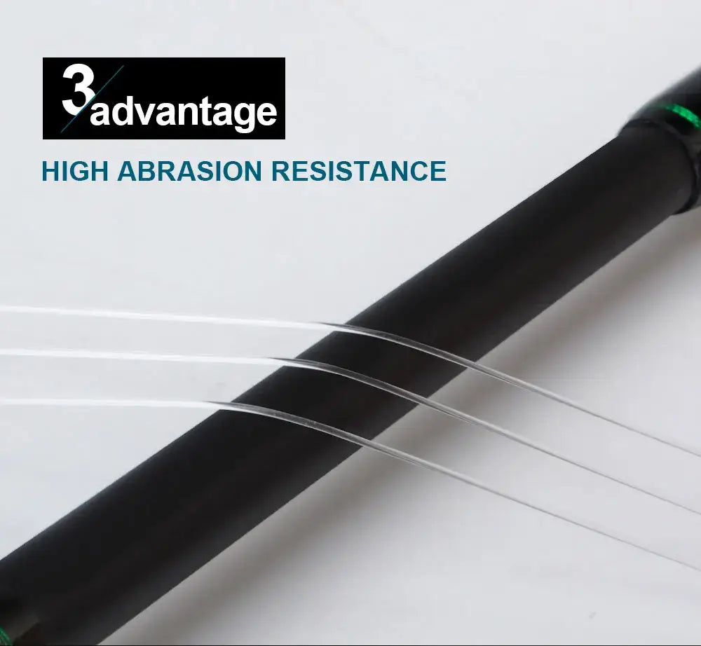 Ftk 100m fluorocarbon coating fishing line 4.14lb-34.32lb carbon fiber monofilament leader line