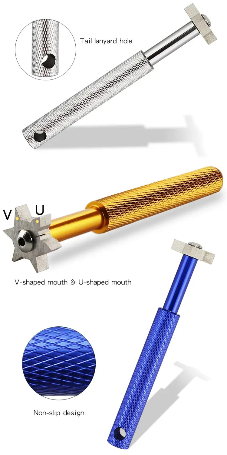 Golf sharpener golf club grooving sharpening tool 6 colors