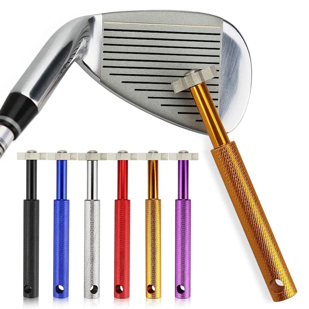 Golf groove tool golf iron wedge club groove sharpener cleaner golf club clear tool v u blade 6