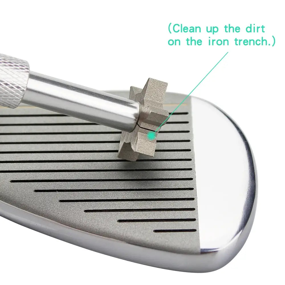Golf groove tool golf iron wedge club groove sharpener cleaner golf club clear tool v u blade 6