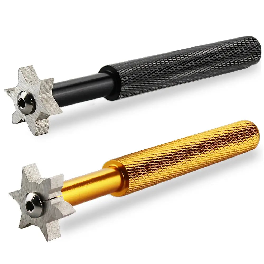 Golf groove tool golf iron wedge club groove sharpener cleaner golf club clear tool v u blade 6