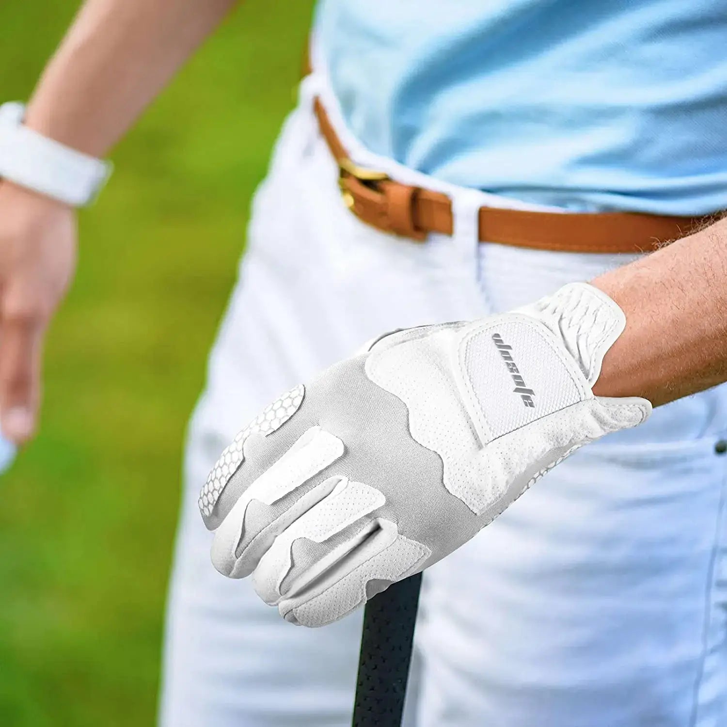 Soft and comfortable korean nanometer material men left hand golf glove