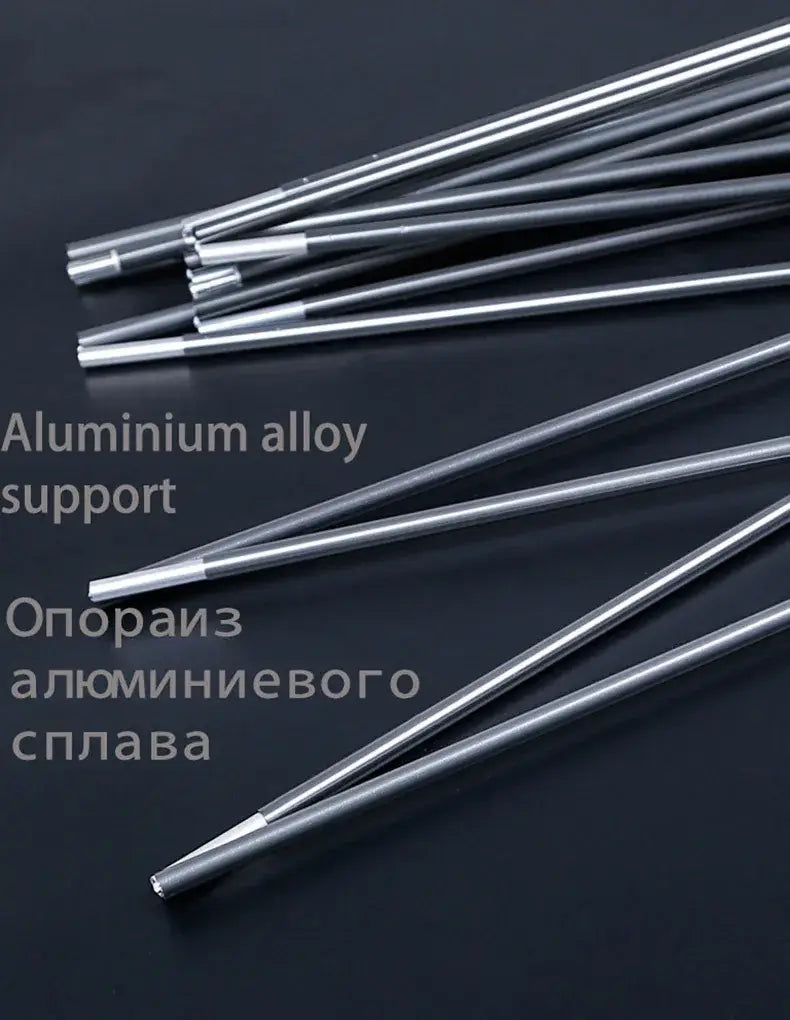 Hewolf 1595 outdoor double layer ultralight aluminum pole waterproof windproof camping tent 2.51kg