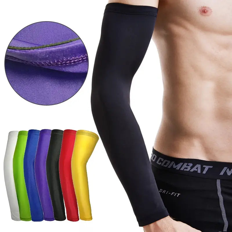 Uv protection arm sleeves - quick-dry breathable 1pair sports arm warmers