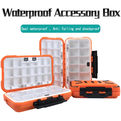 Fishing waterproof accessories box, small road sub box, fish hook storage box, table fishing tools, fishing supplies