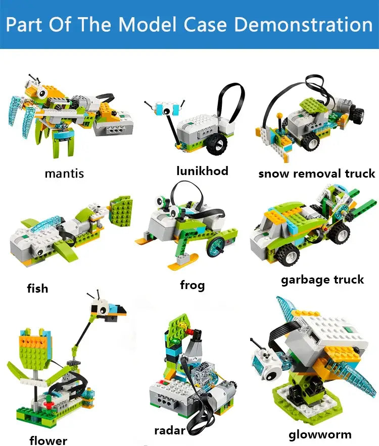 Ev3 wedo 2.0 program brick steam stem robot toys education assembly building blocks play set
