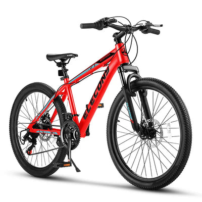 24 Inch Mountain Bike for Adults | Aluminum Frame | Shimano 21-Speed | Disc Brake United States