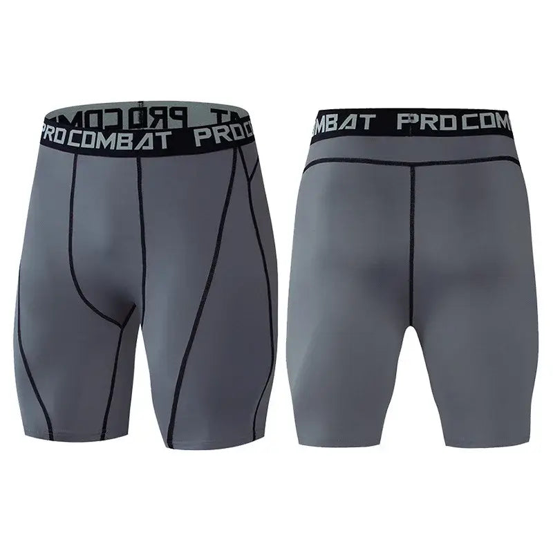 Sports fitness pants men’s basketball shorts workout tights gym running training bottoming shorts