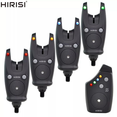 Hirisi Wireless Carp Fishing Alarm Set - Waterproof, Bite Indicator, S5