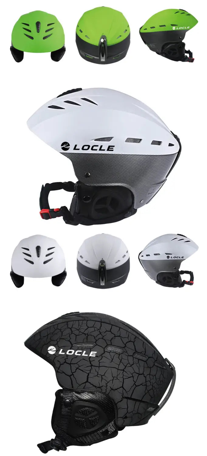 Locle professional skiing helmet men women children ski helmet snow skating snowboard snowmobile