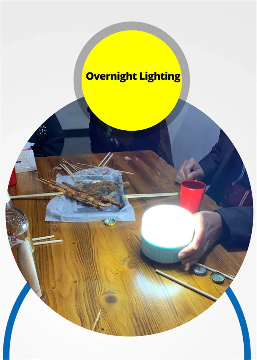 Outdoor Solar LED Camping Lights USB Rechargeable Tent Portable Lanterns Emergency Lights For Fishing Barbecue Camping