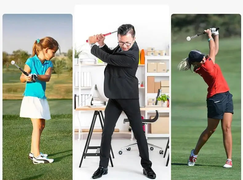 Pgm golf retractable swing practice stick indoor golf sound assistant practitioner hgb022