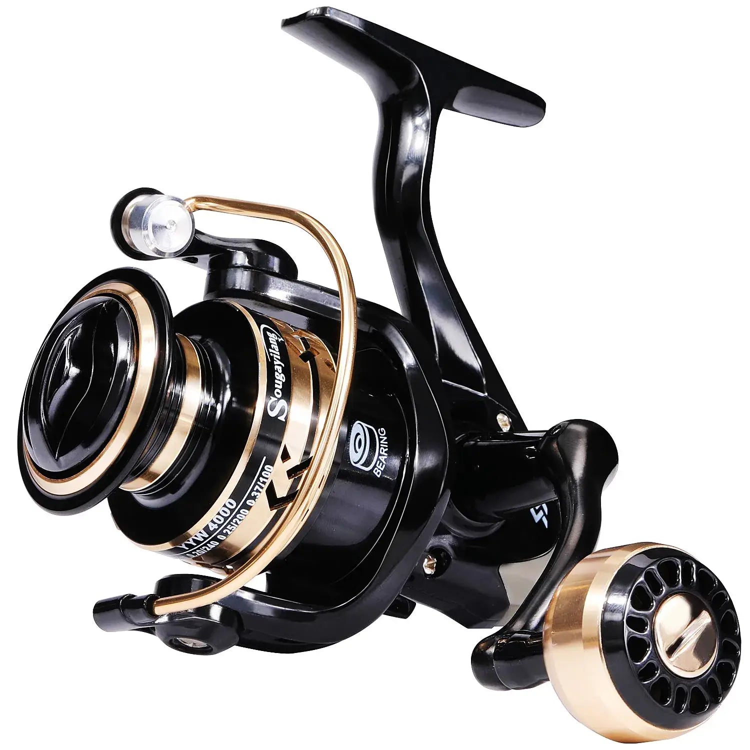 Sougayilang 1.8m/2.1m spinning fishing reel and rod set - bass fishing rod and spinning reel kit