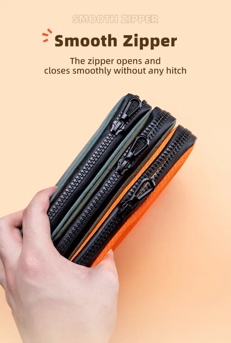 Rockbros cycling phone bag - lightweight portable hand bag for coins and wallet - 0.15l capacity