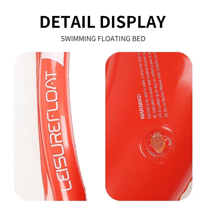 Inflatable women air mattress water hammock swimming ring kids big float toy swim tube chair pool