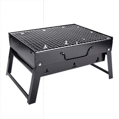 Portable Charcoal Grill - Thicken Folding Lightweight BBQ for Outdoor Patio Camping Cooker