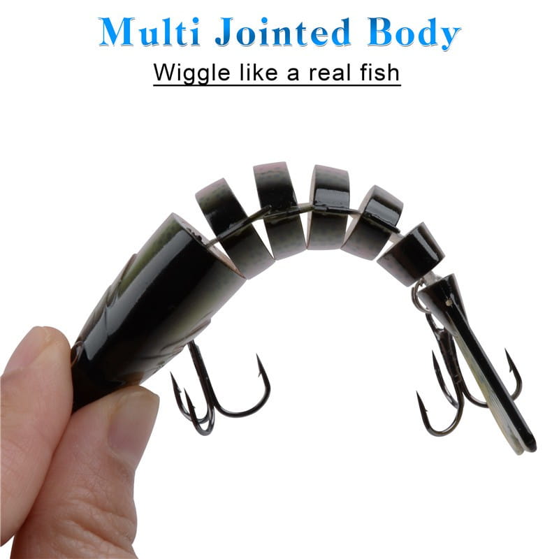 3pcs sinking fishing lures multi jointed swimbait bionic artificial bait freshwater saltwater trout