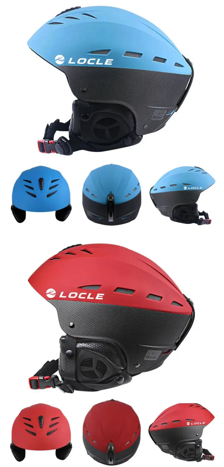 Locle professional skiing helmet men women children ski helmet snow skating snowboard snowmobile