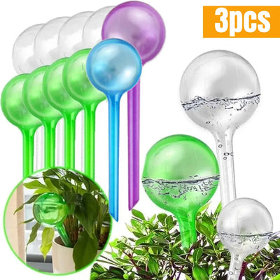3Pc Automatic Plant Watering Bulbs Self Watering Globe Balls Water Device Drip Irrigation System for Garden Flower Plants