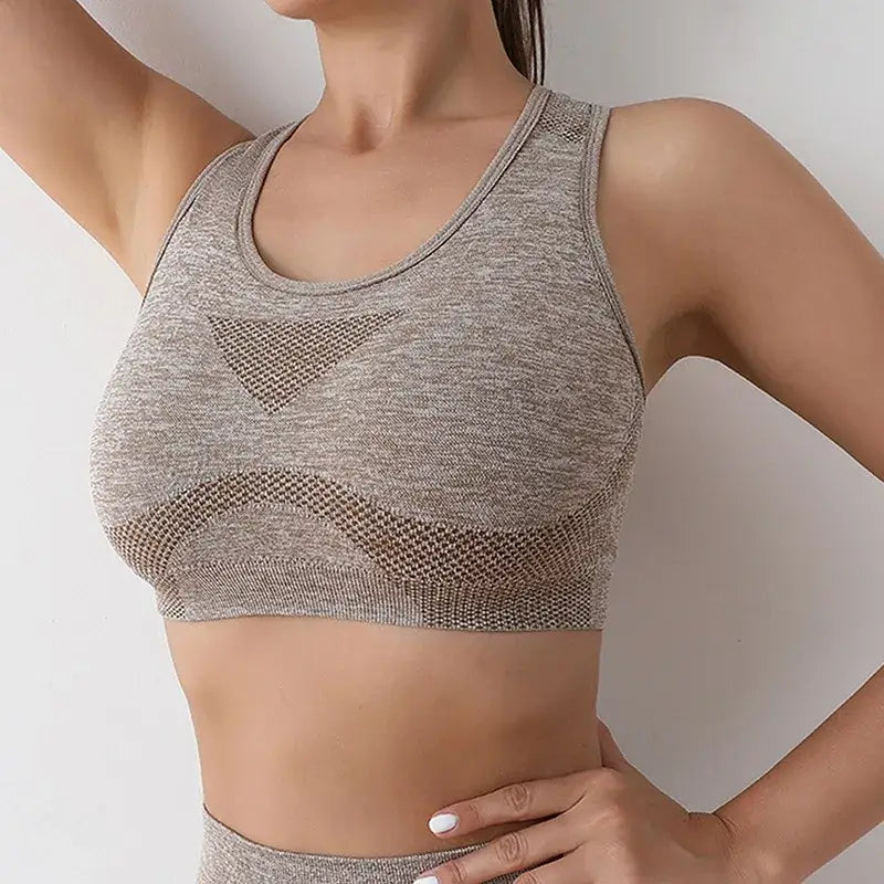 Women sports bra top push up fitness yoga bra underwear sport tops for women breathable running