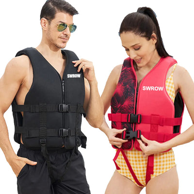 Portable Fashion Adult Children's Neoprene Life Jacket | Water Sports Fishing Kayak Surfing
