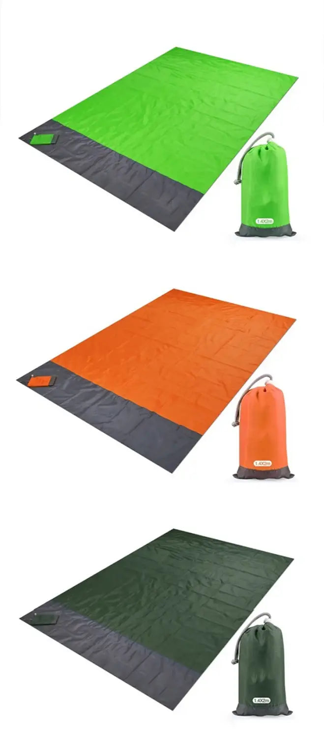 Pacoone waterproof beach blanket outdoor portable picnic mat camping ground mat mattress camping