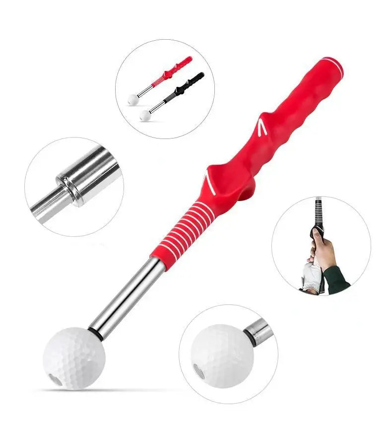 Pgm golf retractable swing practice stick indoor golf sound assistant practitioner hgb022