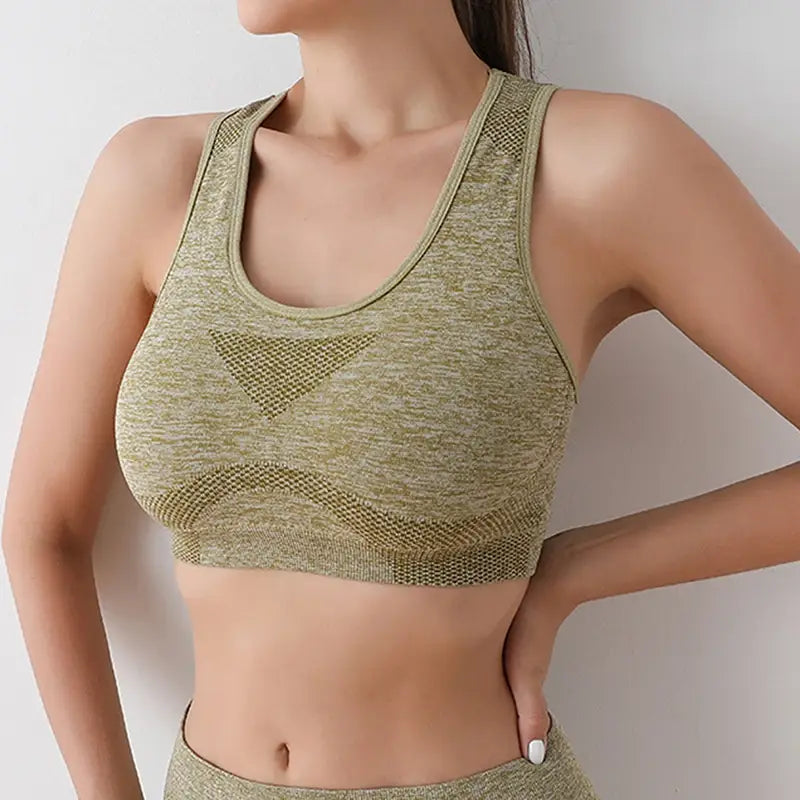 Women sports bra top push up fitness yoga bra underwear sport tops for women breathable running