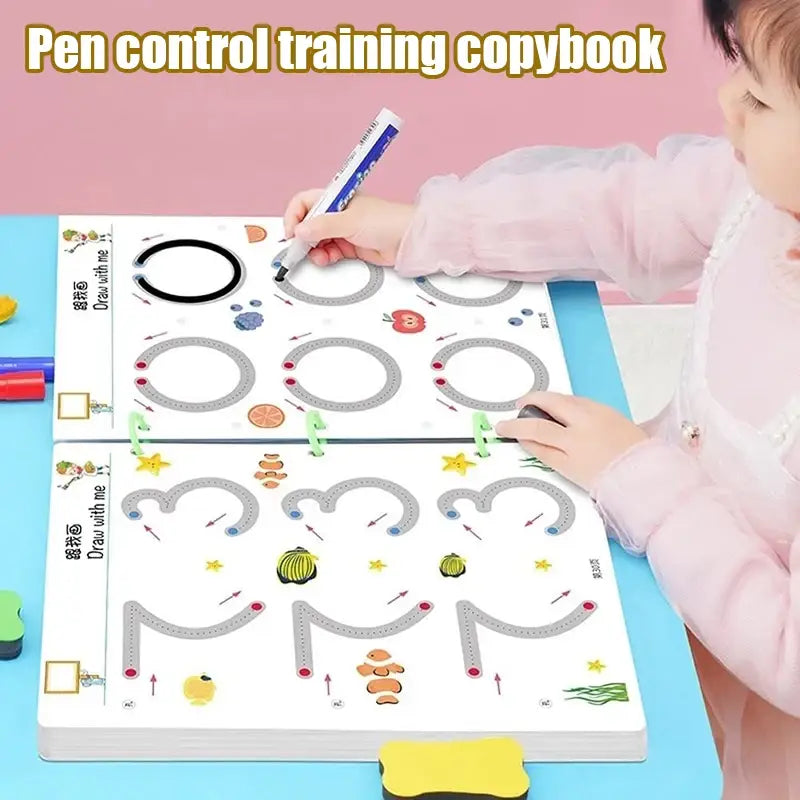 Montessori drawing toy set for toddler learning activities