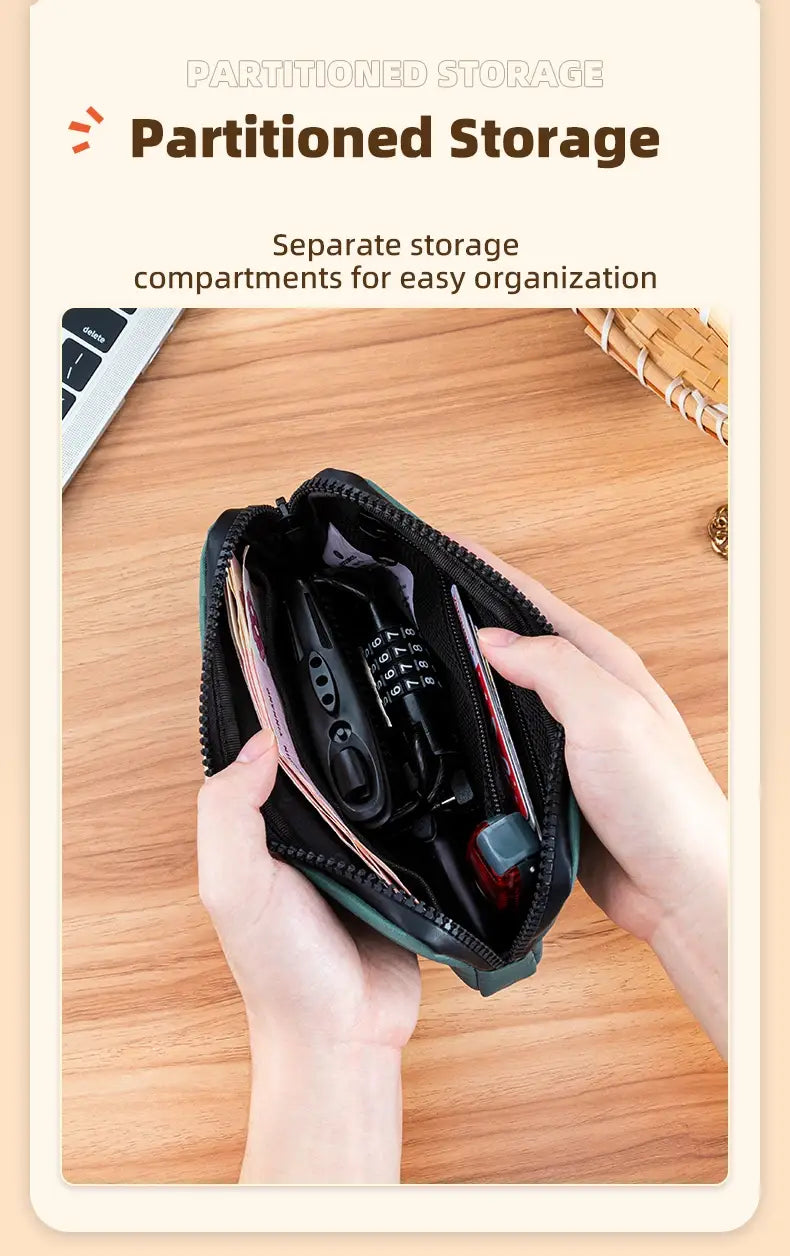 Rockbros cycling phone bag - lightweight portable hand bag for coins and wallet - 0.15l capacity