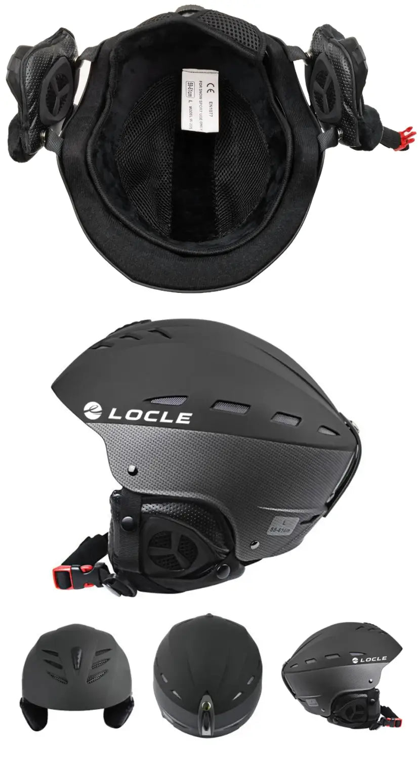 Locle professional skiing helmet men women children ski helmet snow skating snowboard snowmobile