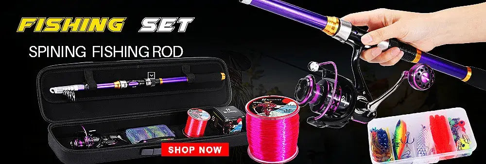 Sougayilang telescopic fishing rod and reel combo - lightweight portable and versatile