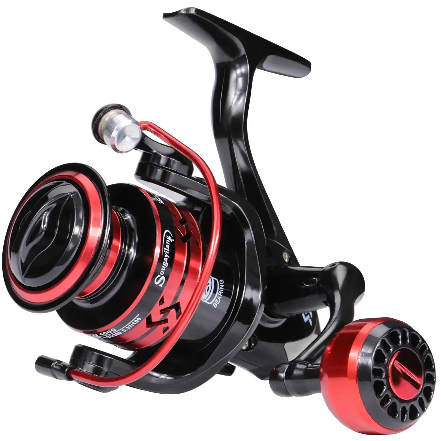 Sougayilang 1.8m/2.1m spinning fishing reel and rod set - bass fishing rod and spinning reel kit